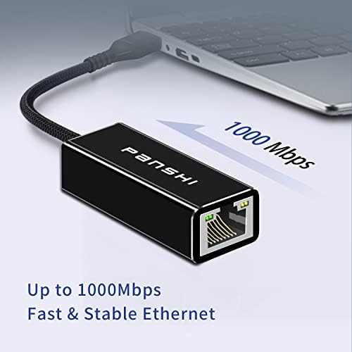 PANSHI USB3.0 Ethernet Adapter USB hogy 10/100/1000 Mbps Gigabit Ethernet Adapter,USB-EGY RJ45 Vezetékes LAN-Hálózati Adapter Laptop