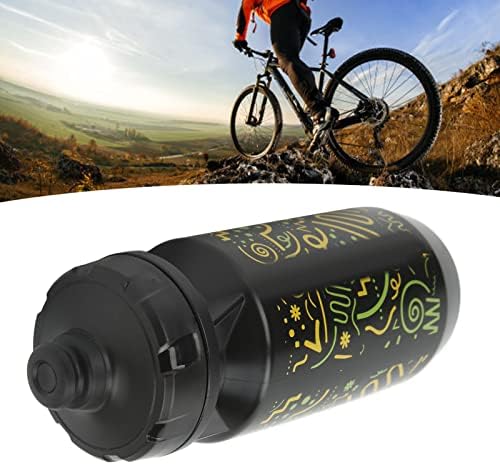 Mountain Bike Üveg Vizet, Kerékpározás Víz, Üveg, Műanyag Összeszorítható 550 ML túrázásra(Fekete)