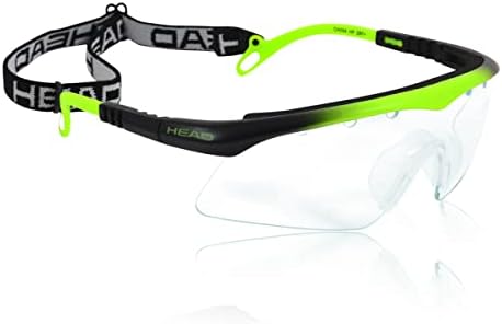 HEAD Squash-Védőszemüveg - Powerzone Pajzs Anti-Köd, karcálló Védő Szemüveg w/Állítható Pánt