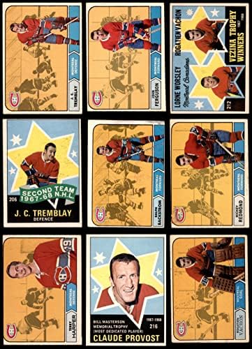 1968-69 O-Pee-Chee Montreal Canadiens Csapat készen áll Montreal Canadiens (Set) VG/EX+ Canadiens