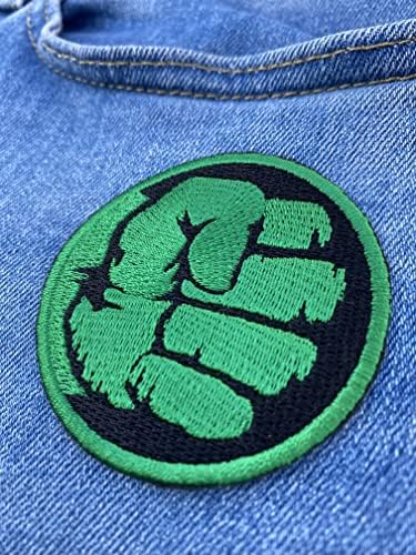 LUXPA - Hulk Szimbólum - Prémium Minőségű Hímzett Vas a Patch - Rátét - DIY - Könnyű Alkalmazás