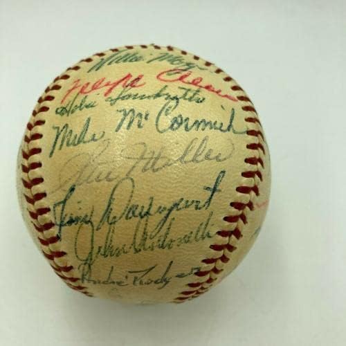 Willie Mays 1959-ben a San Francisco Giants Csapata Aláírt Nemzeti League Baseball SZÖVETSÉG - Dedikált Baseball