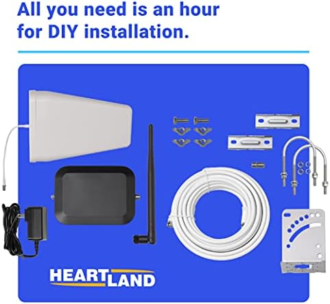 HEARTLAND 200 Jel Erősítő Kit Egy Szobában Készült Az usa-ban az ügyfélszolgálattal Támogatja a Verizon, illetve az AT&T
