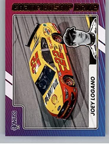 2022 Donruss Bajnokság Meghajtó Kiskereskedelmi 3 Joey Logano Hivatalos NASCAR Racing Kártya a Nyers (NM vagy Jobb) Feltétel