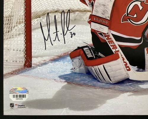 Martin Brodeur Aláírt Fotó 8x10-es Jégkorong-New Jersey Devils Autogramot HOF Fanatikusok - Dedikált NHL-Fotók