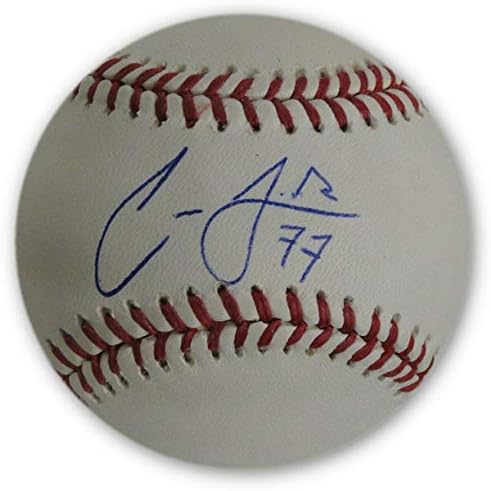 Carlos Frias Kézzel Aláírt Dedikált MLB Baseball LA Dodgers 77 W/COA - Dedikált Baseball