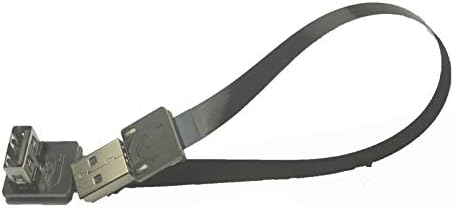 Állandó Rövid FPV Lapos Slim Vékony Szalag FPC Kábel Standard USB-EGY Férfi Egyenesen Szabványos USB-EGY Női USB Aljzat 90 Fokos fel Eldöntve