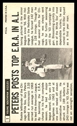 1964 Topps 1 Gary Peters Chicago White Sox (Baseball Kártya) NM White Sox