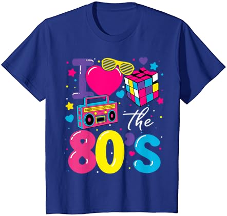 Imádom A 80-as évek, 80-Retro Party Férfiak, Nők, Gyerekek T-Shirt