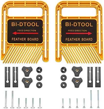 BI-DTOOL Featherboards, Állítható Faipari Biztonsági Eszköz Toll-Loc a Fűrészek szalagfűrész Útválasztó Táblákat Kerítések