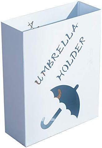 FIZDI Fém, Téglalap alakú, Esernyő tartó, Állvány Nagy Kapacitású Esernyő Rack Vesszők Járni Botok/Fehér
