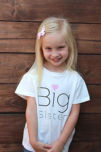 Nővérem T-Shirt a Kisgyermek a Lányok Terhesség Bejelentése T-Shirt Fehér
