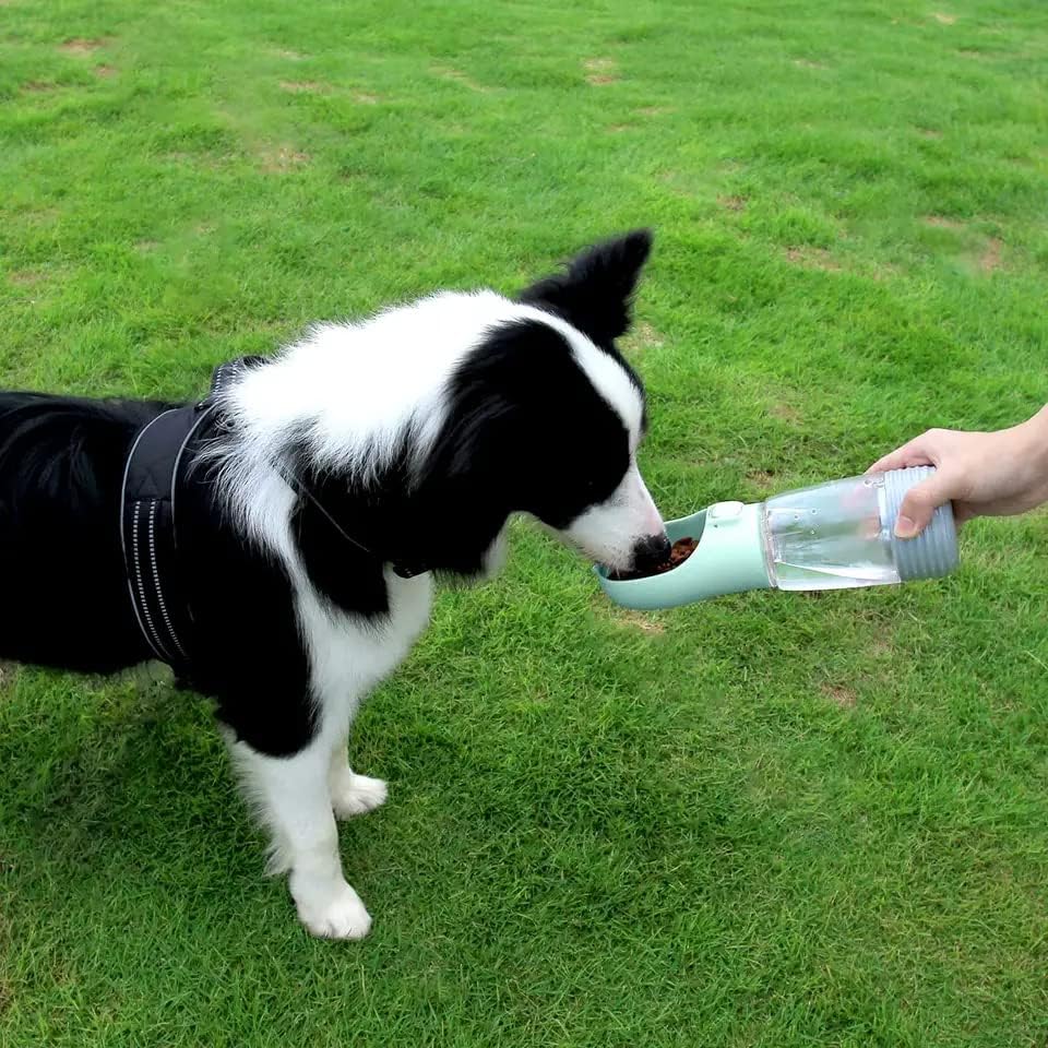 Kutya vizes Palackot az Élelmiszer-Adagoló, szivárgásmentes Hordozható, Kettős Célt Feeder -, illetve Ivó Háziállat