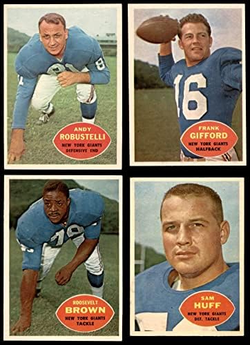 1960 Topps New York Giants Csapata Set New York Giants-FB (Set) EX/MT Óriások-FB