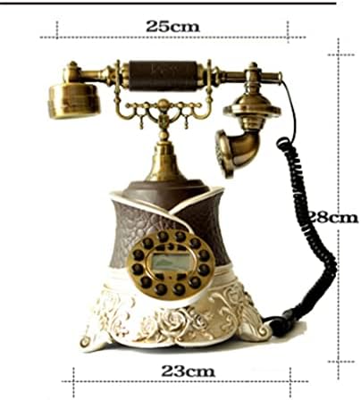 GRETD Retro Vezetékes Vezetékes Antik Telefon lakberendezési Nappali Lakberendezési (Szín : Egy, Méret : EGY Méret)