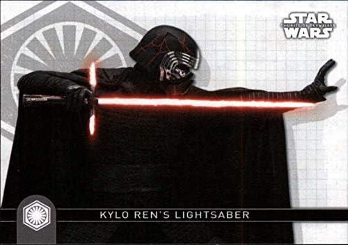 2020 Topps Star Wars A Rise of Skywalker Sorozat 2 Fegyverek W-2 Kylo Ren Fénykard Trading Card