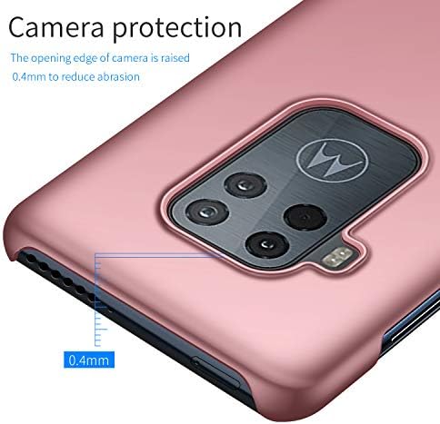 INSOLKIDON Kompatibilis Motorola Egy Zoom Esetben PC Kemény hátlap Telefon Védő Héj Védelem Csúszásmentes Karcolásálló Védő burkolata Moto Egy