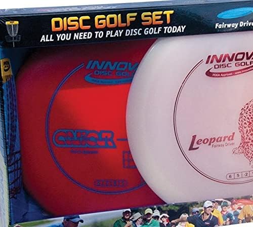 Innova Disc Golf Szett – Vezető, Közepes Hatótávolságú & Putter, Kényelmes DX Műanyag, Szín Változhat (3 Csomag)