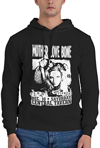 A mother Love Bone Kapucnis Férfi Hosszú Ujjú Kerek Nyakú Hangulatos Sport Pulóver Pulóver Melegítőben