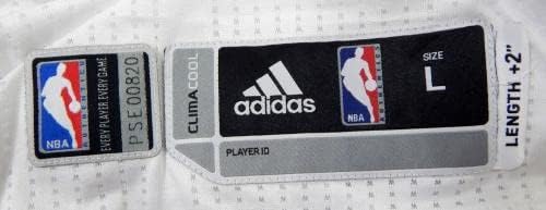 2012-13 Philadelphia 76ers Williams 19 Játék Kiadott Fehér Jersey DP12688 - NBA Játék Használt