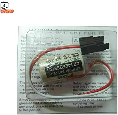 HUHAO (Csomag 25) Sanyo CR14250SE 1/2AA 3V NYRT Akkumulátor Fekete Plug 1747-BA Tartalék áramforrás