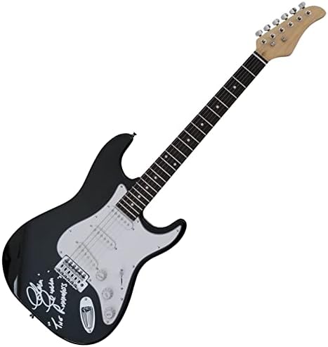 Cherie Currie A Szökevény aláírt elektromos gitár COA bizonyíték Cherry Bomb dedikált CSILLAGOS