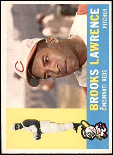1960 Topps 434 Brooks Lawrence Cincinnati Reds (Baseball Kártya) NM Vörösök