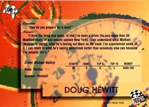 1994 Nyomja meg a Pass 96 Doug Hewitt NM-MT