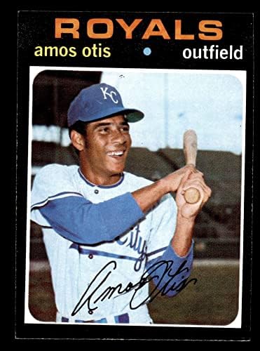 1971 Topps 610 Amos Otis Kansas City Royals (Baseball Kártya) NM Uralkodók