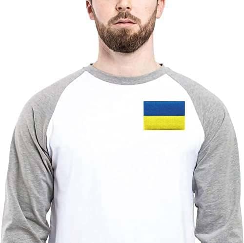 2 Csomag Ukrán Zászló Javítás ukrán Nemzeti Zászló Hímzés Katonai Horog Rögzítő Tapasz, Sapkák Táskák Mellény Katonai Egyenruhát