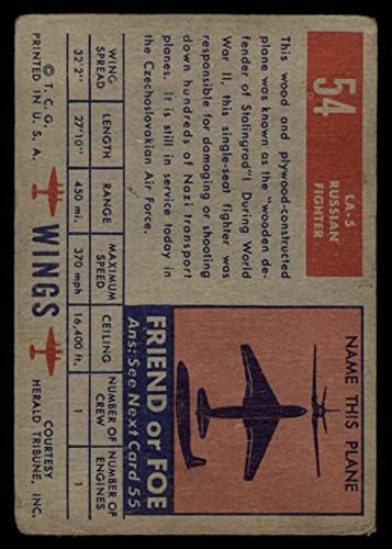 1952 Topps 54 LA-5 (Kártya) FAIR