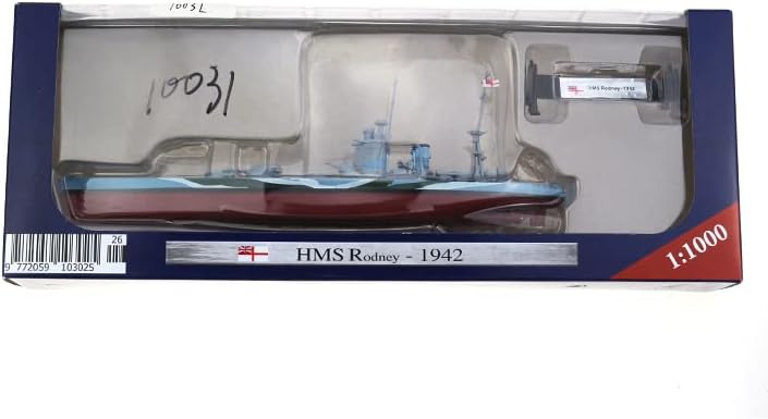 MOUDOAUER 1: 1000 HMS Rodney Csatahajó Alufelni Csatahajó Modell Hadihajó Modell Modell Gyűjtemény