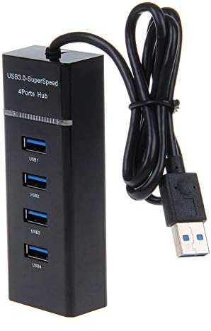 4 Port USB Hub, Nagy Sebességű USB 3.0: 5Gbps Adatok Hub