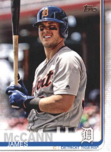 2019 Topps 155 James McCann Detroit Tigers Sorozat 1 MLB Baseball Trading Card