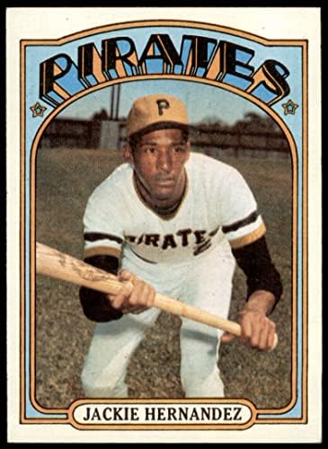 1972 Topps 502 Jackie Hernandez Pittsburgh Pirates (Baseball Kártya) EX/MT+ Kalózok