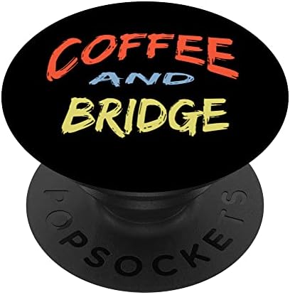 Kávé Híd / Vicces Kávét Szerető Híd Játékos Design PopSockets Cserélhető PopGrip