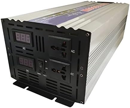 8000W Tiszta szinuszos Inverter DC 12V 24V 48V 60V, hogy 110V, 220V Autós Inverter Converte, 2 Hűtő ventilátor LCD Kijelző (Szín : 8000W,
