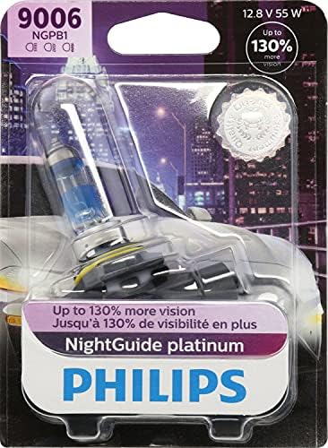 Philips Automotive Lighting 9006 NightGuide Platinum Frissítés Fényszóró Izzó, a doboz tartalma 1
