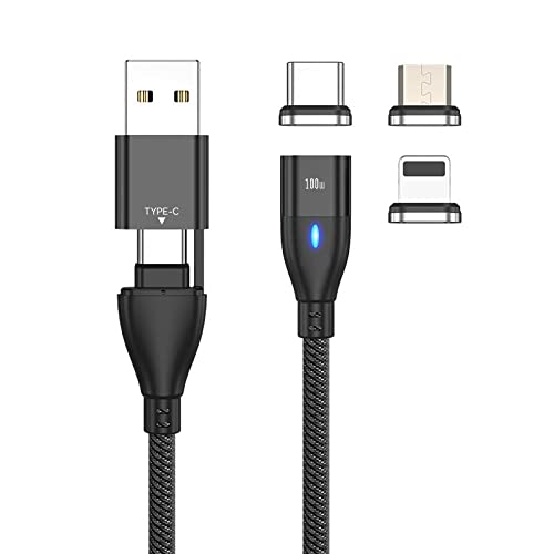 BoxWave Kábel Kompatibilis a Samsung Galaxy S23 Ultra - MagnetoSnap PD AllCharge Kábel (100W), Mágnes PD 100W Töltés USB Kábel Típusa-C