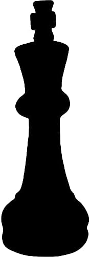 Nagy A2 'Király sakkfigura' Fal Stencil/Sablon (WS00031101)