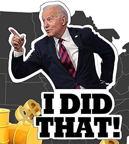 100 Joe Biden, Hogy ezt TETTEM! Matrica, Matrica Humor-Mutatott A Bal Joe Biden Vicces Matrica, Hogy Én Csináltam -Vicces Joe Biden Kampány